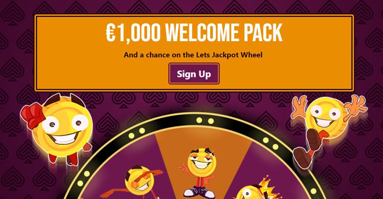 Lets Jackpot casino welkomstbonus