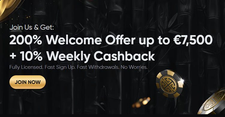 Golden Panda casino welkomstbonus