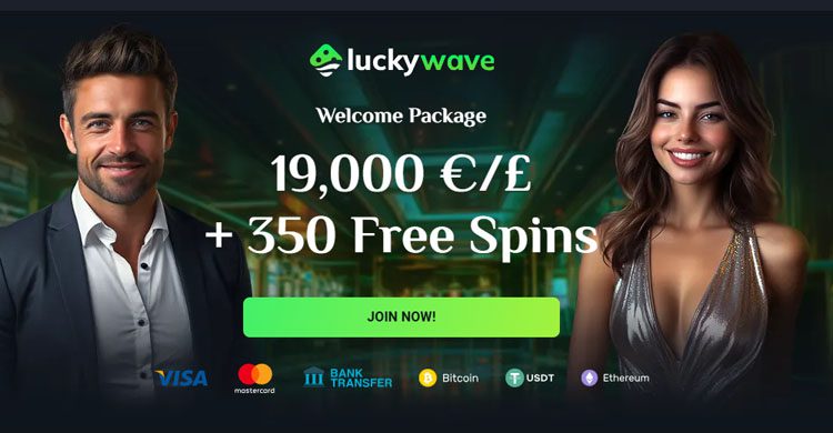 Lucky Wave casino welkomstbonus