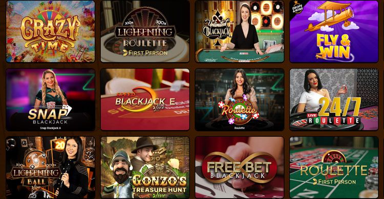 Scarabets live casino spellen