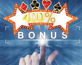 400% casino bonus